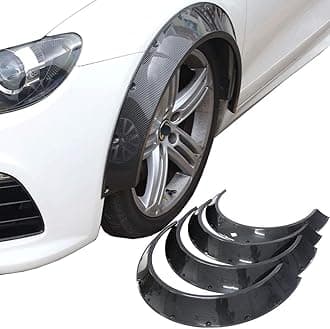 Kyostar New School 4pcs 840mm Universal Carbon Fiber Look Fender Flares Wheel Arch Extensions Wide Body Set