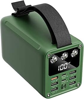 60000mAh High Capacity Power Bank PD 30W Fast Charging QC 22.5W Portable USB C Battery Packs with 7 Outputs & LCD Display Battery Bank for iPhone, Samsung, iPad,MacBook & Outdoors Camping