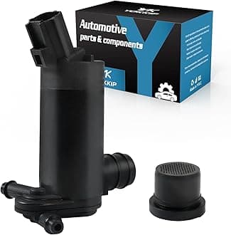 Premium Windshield Washer Pump Replacement for Expedition Limited 98-17, Explorer 98-10, 00-05 Excursion, Lincoln, Mercury -Replaces OEM: 6F9Z-17664-A, F75Z-17664-BA