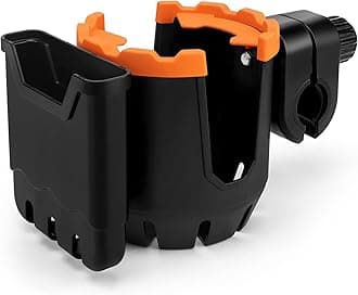 Accmor Stroller Cup Holder with Phone Holder, Universal Cup Holder, 2-in-1 Cup Phone Holder for Stroller, Bike, Walker, Wheelchair