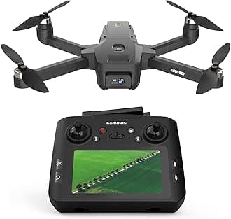 GPS Drone with Camera Adults, 4.5 Inch LCD Screen RC, 32G SD Card with Professional GPS, FPV Drones with Auto Return Follow Me for Beginner, Brushless Drones Follow Me Long Range, Handbag Under 249g