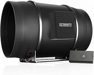 CLOUDLINE PRO S10, Quiet 10” Inline Duct Fan with Speed Controller - EC Motor Ventilation Exhaust Fan for Heating Cooling Booster, Grow Tents, Hydroponics