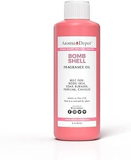 Bombshell Type 8 oz Fragrance Oil I Perfume I Skin Oil I Scented Oil. DIY Projects Such as Candles, Bath Bombs, Body Butters, Creams & Lotions. Few Drops in The Diffuser, Burners, or Warmers.