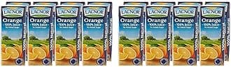 Essentials Orange 100% Juice, No Added Sugar, 180 Ml Pack Of 16