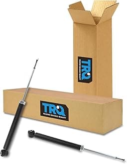 TRQ Rear Shock Absorber Set Compatible with 2006-2011 Hyundai Accent Kia Rio Rio5 2014-2019 Soul
