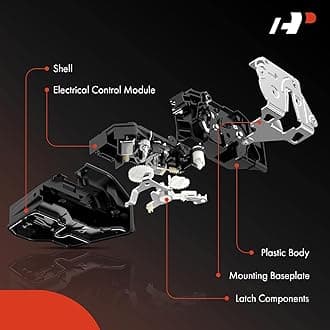 A-Premium Door Lock Latch Actuator Compatible with Nissan Armada 2017-2020 Infiniti QX56 2011-2013 QX80 2014-2019 Rear Right Passenger Side 2 Pins
