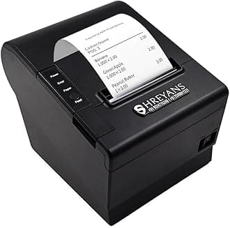 80mm Thermal Receipt Printer with Auto Cutter (USB+Bluetooth+WiFi + LAN)