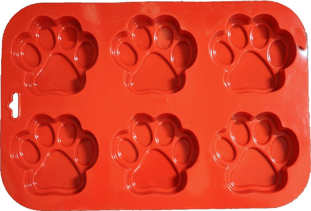 K9 Cakery Paw Silicone Pan 6 Cavity