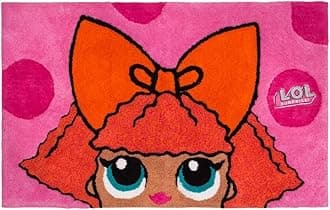Franco LOL Surprise! Glitter Queen Kids Room Non Slip Area Rug, 30" in x 48" in, (Official Licensed Product)