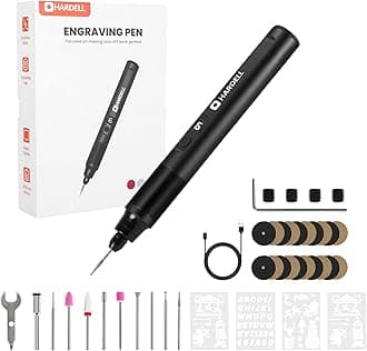 Rechargeable Cordless Engraving Pen Black