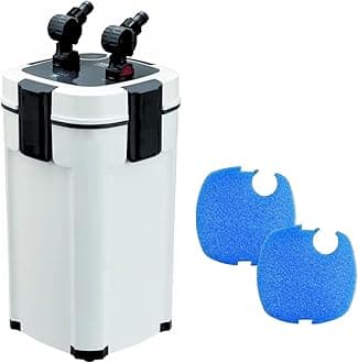 Jainsons Pet Products Aquarium External Canister Filter Sobo AQ Series Ultra-Quiet, Fish Tank Adjustable Flow Rate Aquarium Fish Tank Filter (15W, Flow Rate1500L/H Sobo AQ-907F)