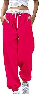 Womens Casual Athletic Cotton Long Sweatpants,Teen Girl Solid Color Cute Hiking Long Pants,Fall Trendy Clothes