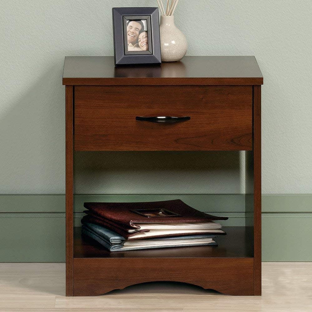 Modway Contemporary Bed Side Table (Wood,Brown)