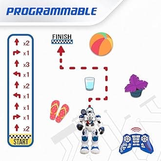 Xtrem Bots - Bionic Robot Toy | Toy Robots | Robots For Kids | Programmable Up To 20 Actions And Remote Control Robot I Boys Toys Age 5 Or Older | 5 Year Old Boy Gifts | Stem (Patrol)
