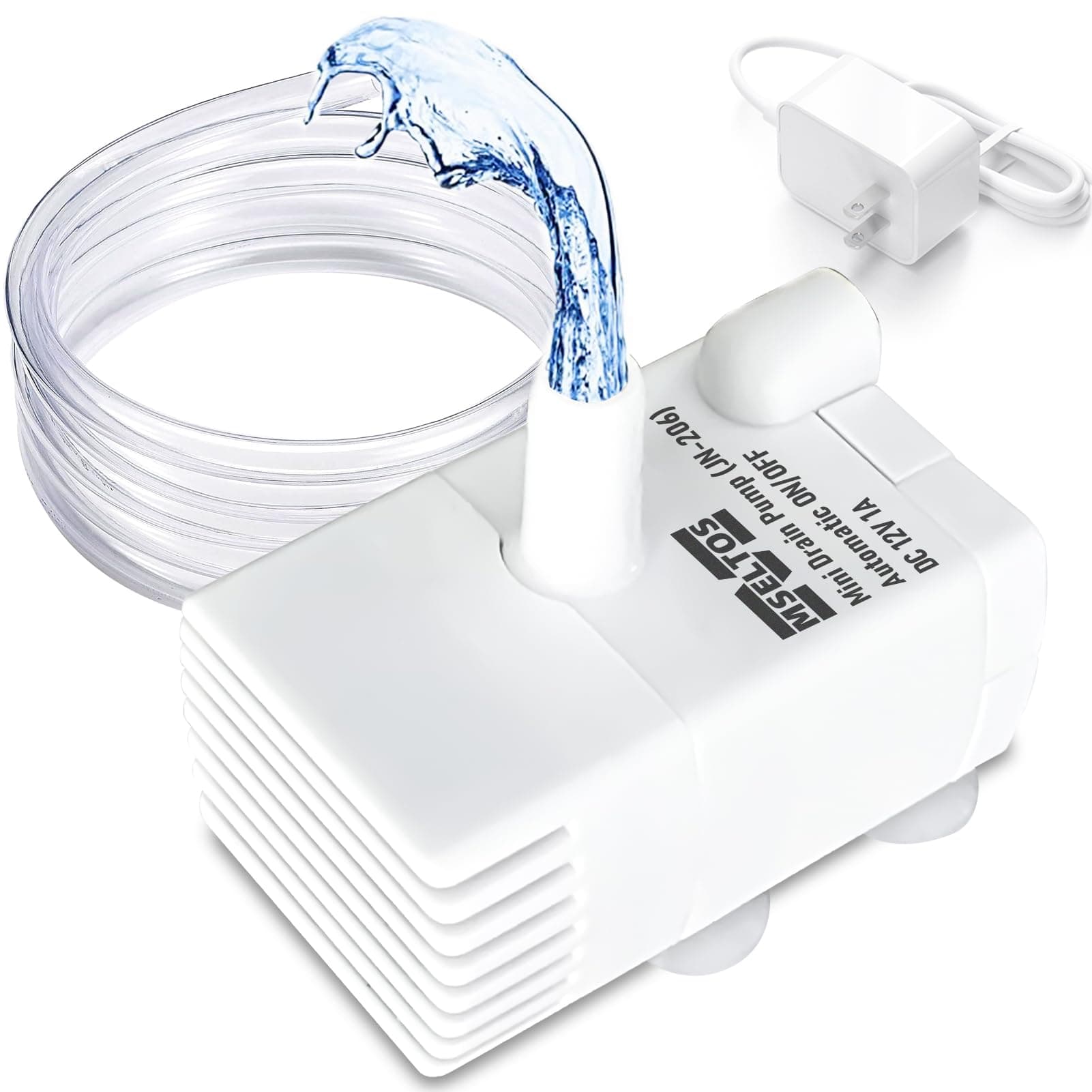 Automatic Small Sump Pump with Water Sensor, 8 FT Lift 70 GPH 115V/230V Mini Condensate Pump with Float Switch, Water Removal for Dehumidifier, Air Conditioner, Ice Maker, Basement, Auto On Off