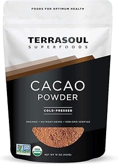 Terrasoul Superfoods Raw Organic Cocoa Powder, 2 Lbs (2 Pack) - Raw | Keto | Vegan
