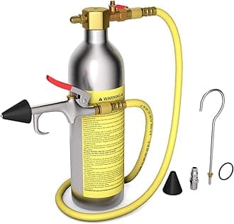 Goplus A/C AC Flush Kit, Heavy-duty & Safety Air Conditioner System Flush Gun Kit, Car Cleaning Tool Kit for R134 R12 R22 R410 R404, AC Flushing Kit