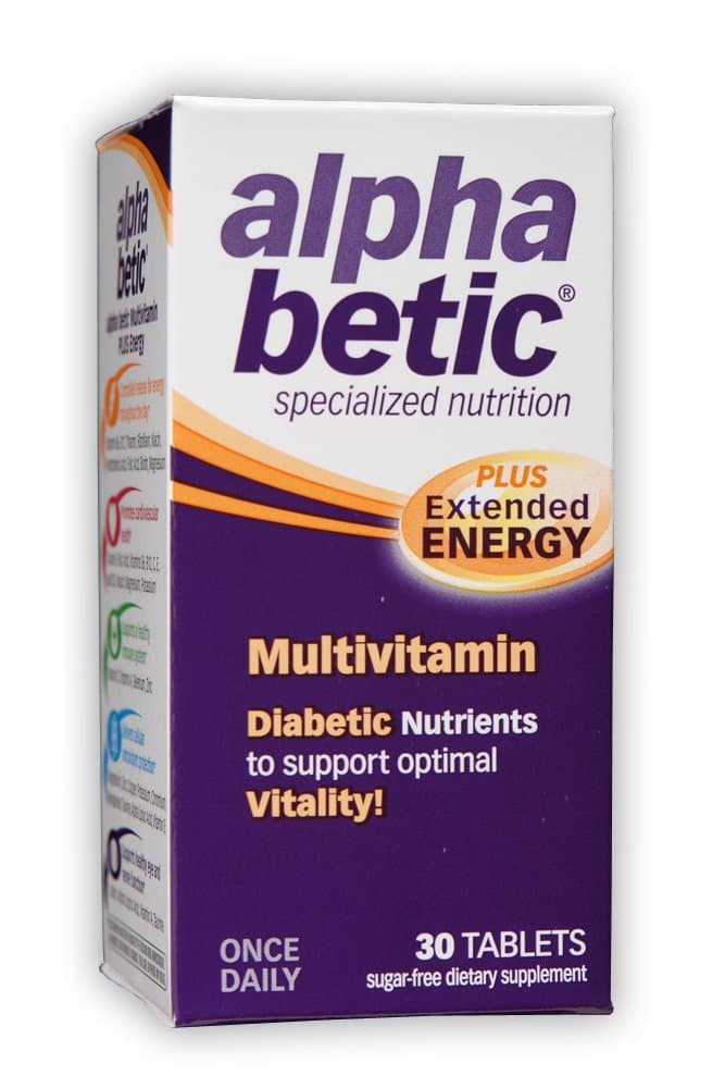 alpha betic Once-Daily Multi-Vitamin Supplement, 30 Tablets (Pack of 2)