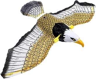 Pigeon Fright, Bird Fright Falcon, Flying Bird of Prey as Scarecrow, Glow Flying Bird Repellent Goshawk, Artificial Flying Hawk Eagle hanging to ward off pigeons