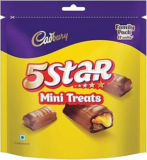 5 Star Mini Treats Chocolate Bars, 166.6 g