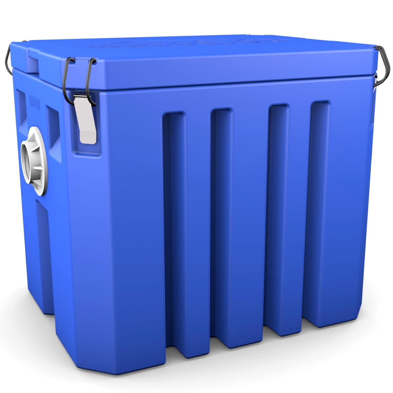 Commercial Grease Interceptor Trap 20 lb - Plastic Grease Trap Under Sink for Restaurant Cafe - Under Sink Grease Trap 10 GPM - Waste Water Oil-water Separator for Restaurant