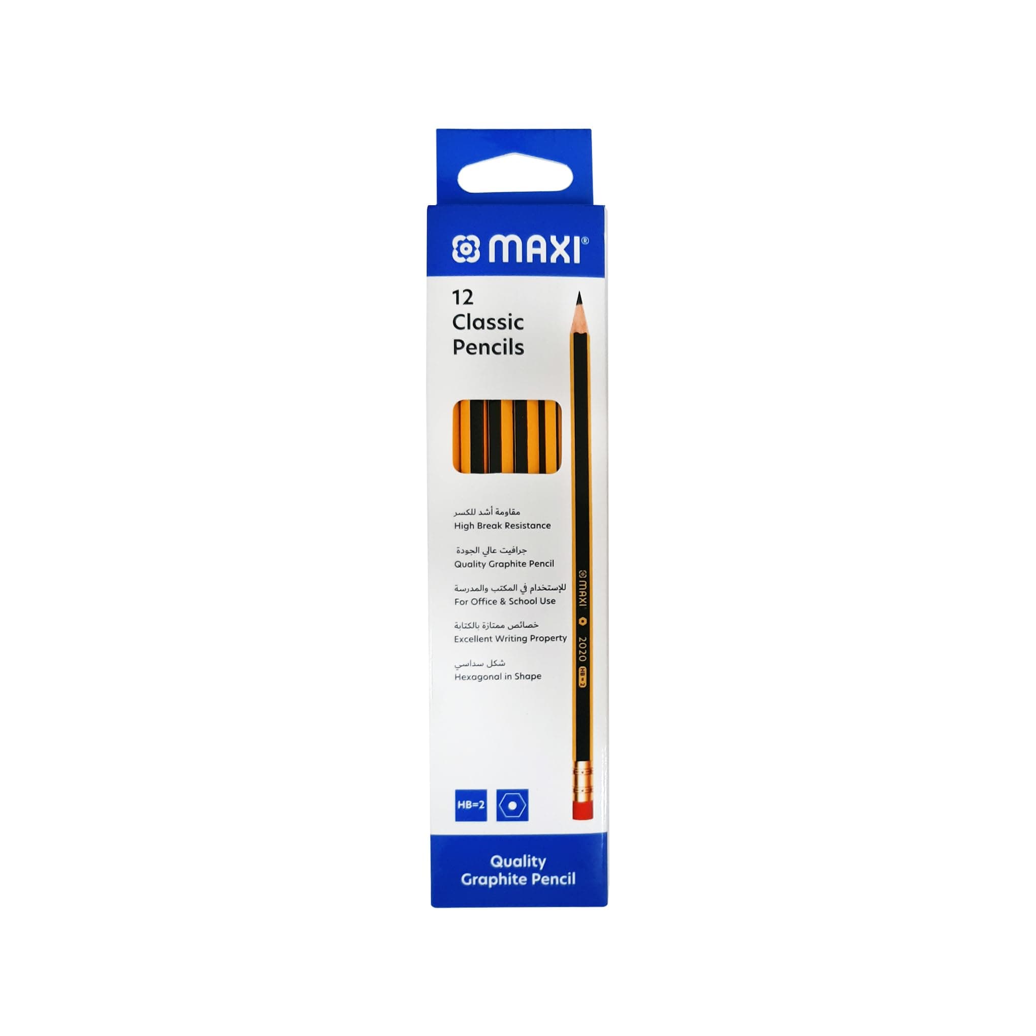 Maxi Classic Pencils 12pc – Pak
