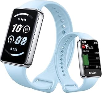 HONOR Band 9 Smart Watch, 1.57" Fitness Tracker, SpO2, Heart Rate, 96+ Sport Modes, 5ATM Waterproof, 14 Days Standy, Compatible with Android and iOS, Blue