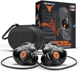 – Percussive Moldable Earplugs for Hunting & Shooting, Gun Range Hearing Protection for Shooters, Reusable Ear Plugs for Shooting Range