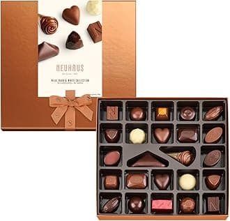 Neuhaus Belgian Chocolate Classic Discovery Collection – 24 Timeless Neuhaus Pieces Assorted Milk, White & Dark Chocolate Pralines – Gourmet Chocolate Gift