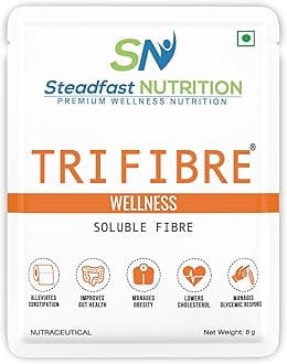 Medishield Tri Fibre Water Soluble Fiber Powder Supplement | 30 Sachets x 8 G | Manage Obesity | Gut Health | Lowers Cholesterol (Pack of 30)