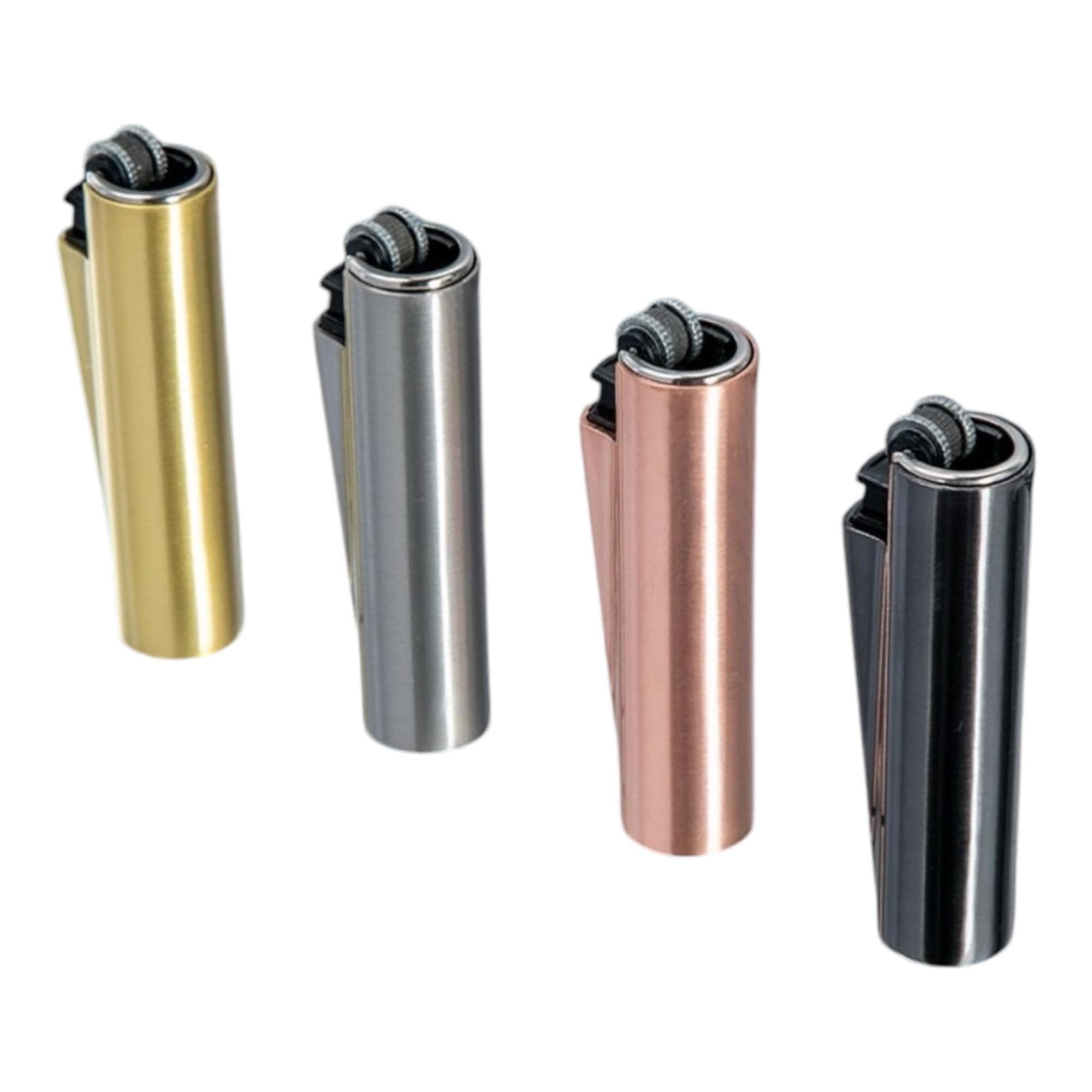 Mini Clipper Lighter Deep Laser Engraved Personalised Lighter - Engraving Include Birthday Gifts for Men, Anniversaries & Valentines (Black)