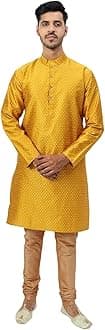 Modern Garments Silk Blend Men's Kurta Pyjama Set/Kurta Pajama for Men