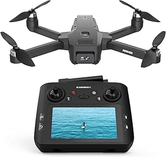 k600gps Drones with Camera, 4.5 Inch LCD Remote Control, GPS Auto Return, Gesture Flight, 32G SD Card, Brushless Motor, Optical Flow, 3 Speeds for Adults/Beginners
