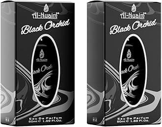 Black Orchid Eau De Parfum for Men & Women - Pack of 2 (50ml Each) | EDP Perfume | Long Lasting & Luxury Fragrance