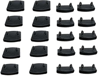Meuey Lyot-55mm x 9mm Bed Slat Holders Replacement Bed Slat Holders Suitable for Bed Support slats Bed Center(10 Center Covers and 10 end Covers for Bed Support) slats Bed Support slats