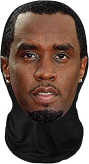 GenericRealistic Celebrity Face Masks - Mesh Print Novelty Balaclava Hat for Cosplay, Props & Costumes