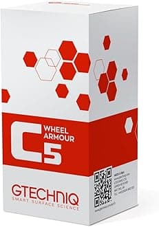 Gtechniq - C5 Wheel Armour - Long Term Protection for Wheels and Rims (1-2 Years), Repels Brake Dust and Contaminants, Safe on Brake Calipers, Withstands Temperatures up to 1112F (1 Fl Oz / 30ml)