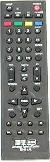 New Toshiba Universal Remote Control for All Toshiba Brand TV, Smart TV - 1 Year Warranty(TS-13+AL)