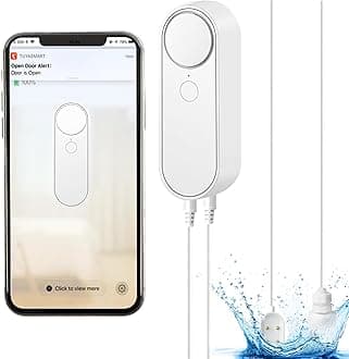 Water Leak Detector 90dB Super Loud Alarm