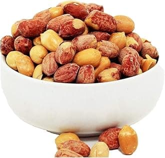 Avenn Roasted Salted Peanuts Seed With Skin Can Removed (Bharuch Gujarat Special) Mungfali Dana | Namkeen | Diwali Festival Celebration | Gift Hamper Pack for Family, Friends Snack (2 KG)