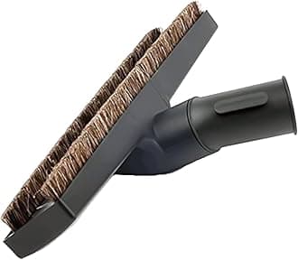 ANBOO 32mm 1 1/4 inches Vacuum Hardwood Floor Attachment Accessories Deluxe Extra Large Hardwood Brush 1-1/4inch Multi Surface Vacuum Floor Brush 360 Degrees Swivel Head Hard Floor Brush