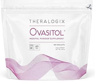 Ovasitol Inositol Powder Myo Inositol 2000 mg, D-Chiro Inositol 50 Mg, 180 Packets (90 Day Supply)