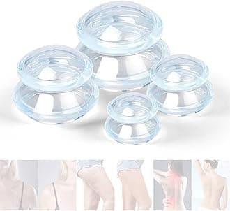 Silicone Cupping Therapy Set, Professional Studio and Home Cupping Set Massage Therapy Cups, Chinese Massage Cups for Cellulite Reduction Cupping Kit,Muscle and Joint Pain Myofascial Cupping Massager