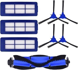 Neutop Replacement Parts Compatible for eufy Robovac 11S Max,15C Max, G10, G20, G30, G30 Edge/Hybrid, Accessories with 1 Rolling Brushes Rollers 3 HEPA Filters 4 Side Brushes