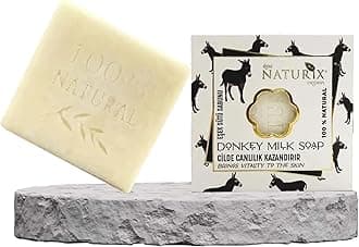 LIMOPA Organic Donkey Milk Soap | Moisturising Soap Made of Natural Oil | Soap for Hair, Hands, Face, Body and Bath