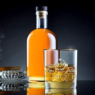 Lovinpro 1952 Whiskey Glasses,72th Birthday Gifts for Women,Men,Bridesmaid,Mothers Fathers Day Gift,Bourbon Glass For 72 Years Old,Wedding Anniversary Holidays Decoration,Retirement