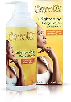 CAROTÏS, Skin Brightening Lotion - 13.5 Fl oz / 400ml |For Body, Knees, Elbows, Hands, with Carrot Oil and Vitamin A