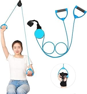 - Shoulder Pulley for Physical Therapy,Over the Door Pulley Rehab Exerciser for Rotator Cuff Recovery,Facilitate Recovery From Surgery