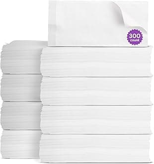 ProHeal Disposable Dry Wipes for Adults & Baby - 300 Count (10 Pack) - Gentle & Durable Washcloths for Incontinence and Skin Care - 7" x 13" Travel Size - Non-Moistened Hospital Grade Cleansing Cloths