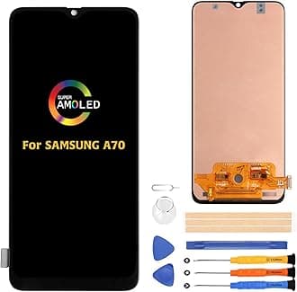 A-MIND for Samsung Galaxy A70 A705 LCD Display Touch Digitizer(OLED) A705F A705FN A705GM A705MN A7050 A705W A705YN A705X A705U Screen Replacement Full Assembly+Tools(Small Size)